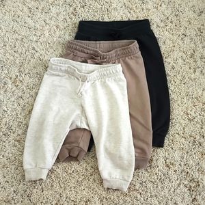 3 pk - H&M Baby 6-9m Joggers
